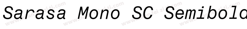 Sarasa Mono SC Semibold字体转换